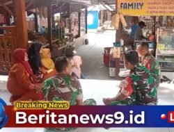 Babinsa Sidokerto Kunjungi Warga Natah, Dua Isu Ini Jadi Perhatian