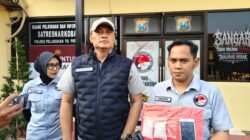 Polres Pelabuhan Tanjung Perak Amankan Tersangka Kurir bawa 100,72 gram Sabu