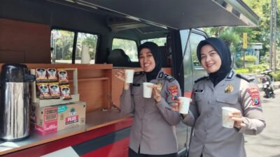 Polres Gresik Gencarkan Inovasi Kopi Keliling, Bangun Kedekatan dengan Warga Ajak Jaga Kamtibmas
