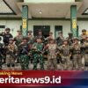 Pererat Kerjasama Pengamanan Batas Negara, Pos Gabma Nanga Badau Satgas Yonarmed 13/Nanggala Terima Kunjungan Panglima 3 Briged TDM