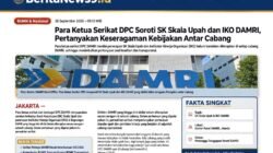 Para Ketua Serikat DPC Soroti SK Skala Upah dan IKO DAMRI, Pertanyakan Keseragaman Kebijakan Antar Cabang