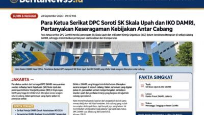 Para Ketua Serikat DPC Soroti SK Skala Upah dan IKO DAMRI, Pertanyakan Keseragaman Kebijakan Antar Cabang