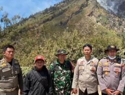 Polresta Banyuwangi dan Tim Gabungan Perketat Pemantauan Cegah Karhutla Bondowoso Meluas ke Gunung Rante
