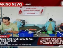 Setetes Darah, Sejuta Harapan: Karang Taruna RW 16 Jaya Regency Gelar Donor Darah Bersama PMI Sidoarjo
