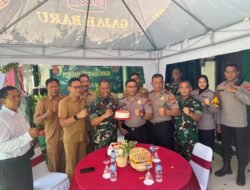 Kunjungan Forkompimcam Rungkut dan Gunung Anyar Dalam Rangka HUT TNI KE 81 di Koramil 0830-11/Rungkut 