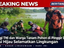 Telaga Mojorejo Makin Asri, Babinsa Bersama Komunitas Dan Pelajar Gelar Aksi Penghijauan