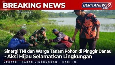 Telaga Mojorejo Makin Asri, Babinsa Bersama Komunitas Dan Pelajar Gelar Aksi Penghijauan