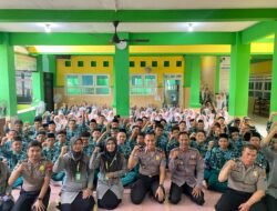 Cegah Kenakalan Remaja, Polresta Sidoarjo Edukasi Bijak Medsos di MA Nurul Huda