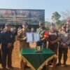 Ditandai Pemukulan Gong, TMMD Sengkuyung Tahap IV Di Giriwarno Resmi Dibuka  
