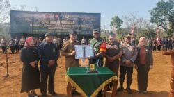 Ditandai Pemukulan Gong, TMMD Sengkuyung Tahap IV Di Giriwarno Resmi Dibuka  