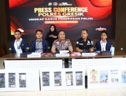 Quick Wins Kapolri, Polres Gresik Gerak Cepat Tangkap DC Pinjol Ancam Warga, Uang Korban Langsung Dikembalikan