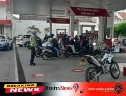 Polres Kediri Kota Pantau Stok BBM di Sejumlah SPBU, Kapolres Imbau Masyarakat Tak Perlu Menimbun