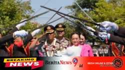 Farewell Parade Pisah Sambut Kapolresta Sidoarjo