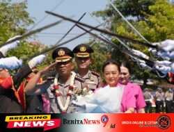 Farewell Parade Pisah Sambut Kapolresta Sidoarjo