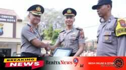 Respons Cepat Tangani Kebakaran Lahan SDHI, Kapolsek Tarokan dan 7 Personel Raih Penghargaan, Damkar Pos Grogol Turut Diapresiasi