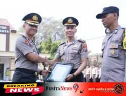 Respons Cepat Tangani Kebakaran Lahan SDHI, Kapolsek Tarokan dan 7 Personel Raih Penghargaan, Damkar Pos Grogol Turut Diapresiasi
