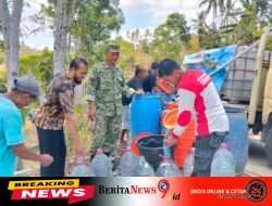 Tanggap Bencana Kekeringan, Kodim 0728/Wonogiri Salurkan Bantuan Air Bersih di Kismantoro
