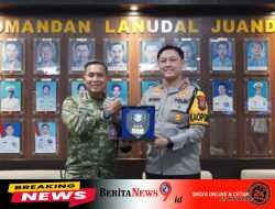 Sidoarjo Ajak Silaturahmi  Perkuat Sinergitas, Kapolresta Sidoarjo Kunjungan ke Lanudal Juanda