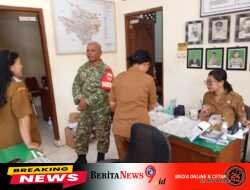 Babinsa Kratonan dan Aparat Kelurahan Evaluasi Situasi Keamanan Wilayah 