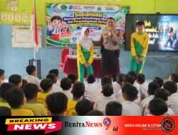 Sidoarjo Aspirasi Siswa  Cegah Bullying, Polsek Gedangan Beri Edukasi Pelajar SDN Karangbong