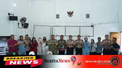 Cegah Gangguan Kamtibmas Sejak Dini, Kapolres Kediri Ajak warga Desa Sekoto kumpul Bersama