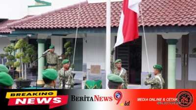 Semangat Sumpah Pemuda Ke-98: Kodim 0808/Blitar Gelar Upacara Khidmat Tekankan Karakter Dan Kemanusiaan