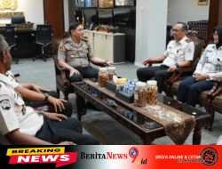 Perkuat Sinergitas Kemenimipas-Polri, Karutan Surabaya Bertemu dengan Kapolresta Sidoarjo 