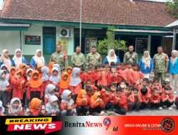 Koramil 17/Wonosegoro Diserbu 65 Anak TK, Kenalkan Serunya Profesi Prajurit TNI AD Sejak Dini